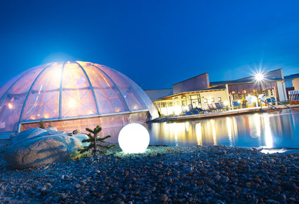 Salzsee der Frankentherme in Bad Windsheim