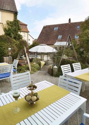 Garten im Gasthaus Grüner Baum