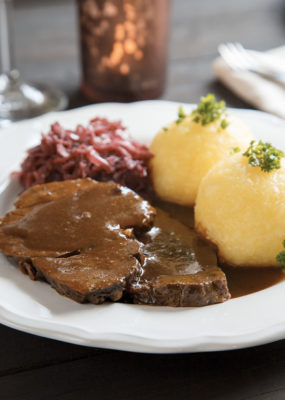 Sonntagsbraten mit Kloß